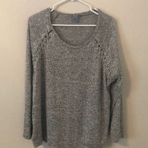MUST SELL Grey Pink Melo Top